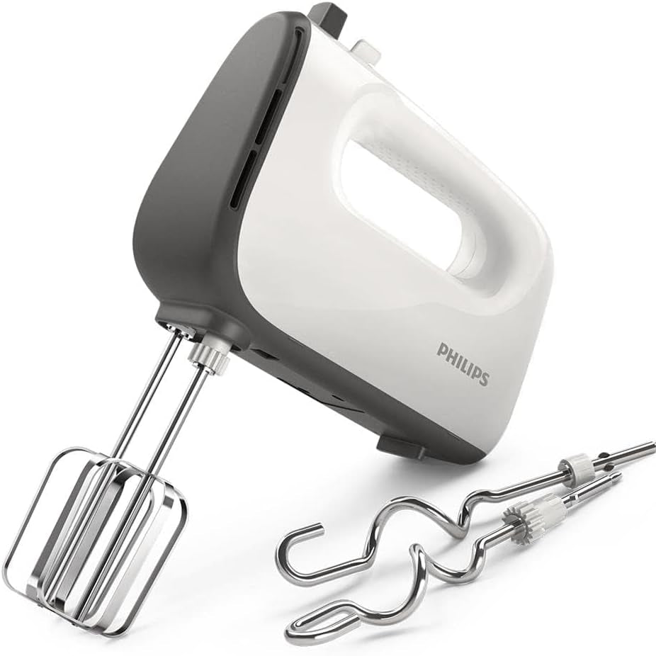 Philips Hand Mixer 450W 5 Speeds Turbo White